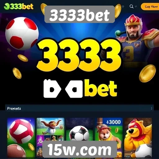 3333bet oferece variedade em jogos online